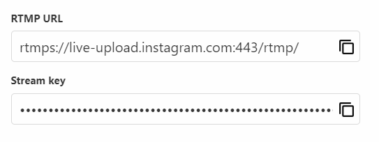 Параметры трансляции в Yellow Duck